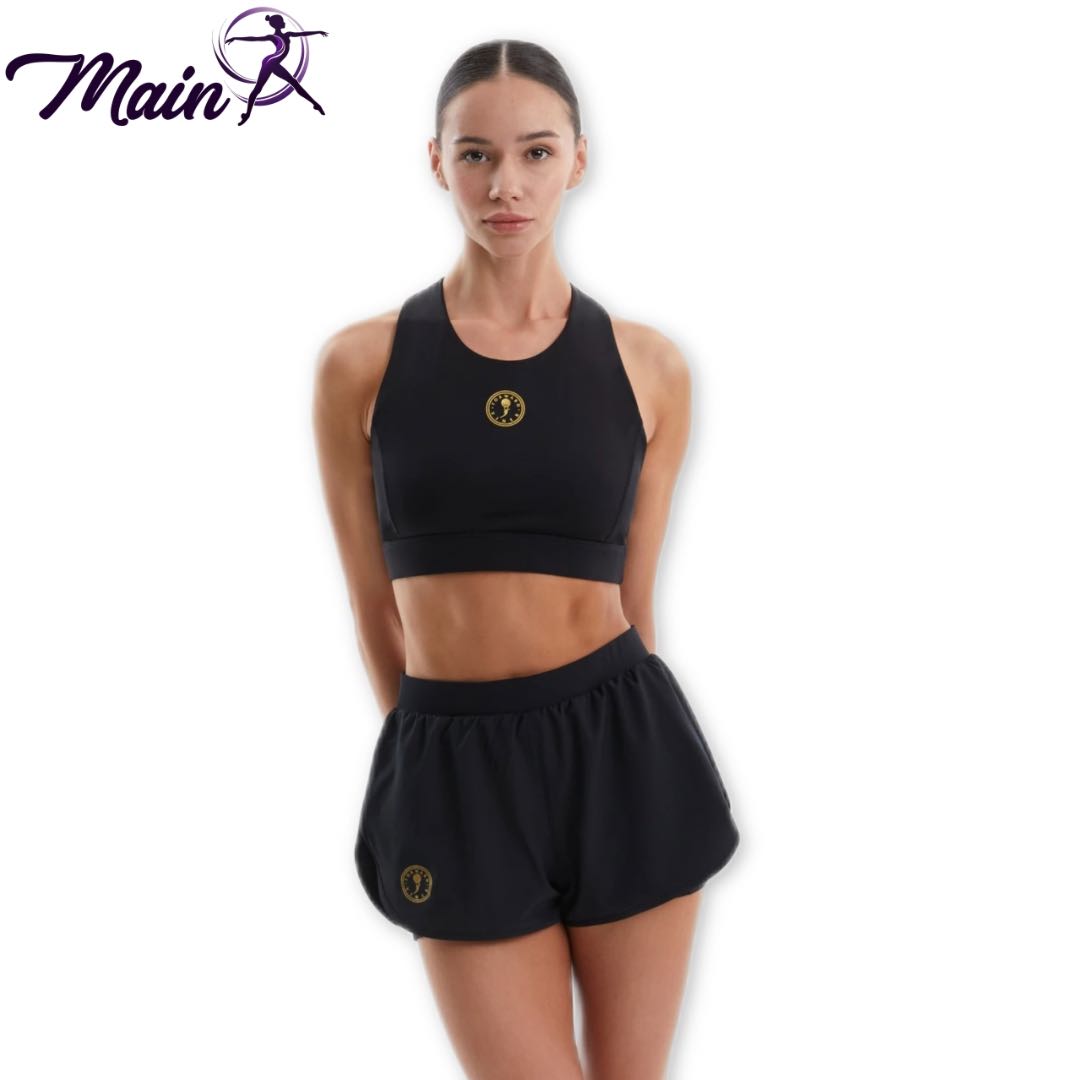 Women's gold shorts W16230V-BB261