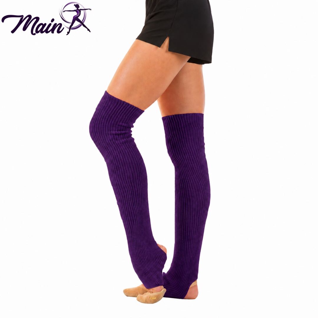Wool leg warmers for gymnastics and dance